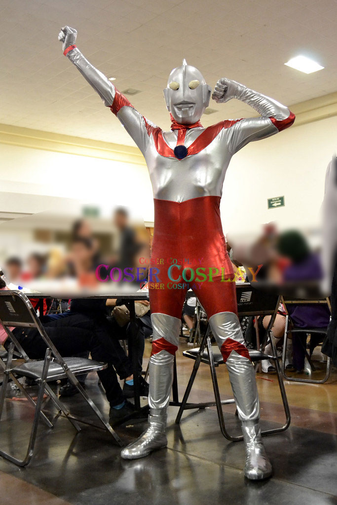 Ultraman Cosplay Costume Halloween Kids Catsuit 0201